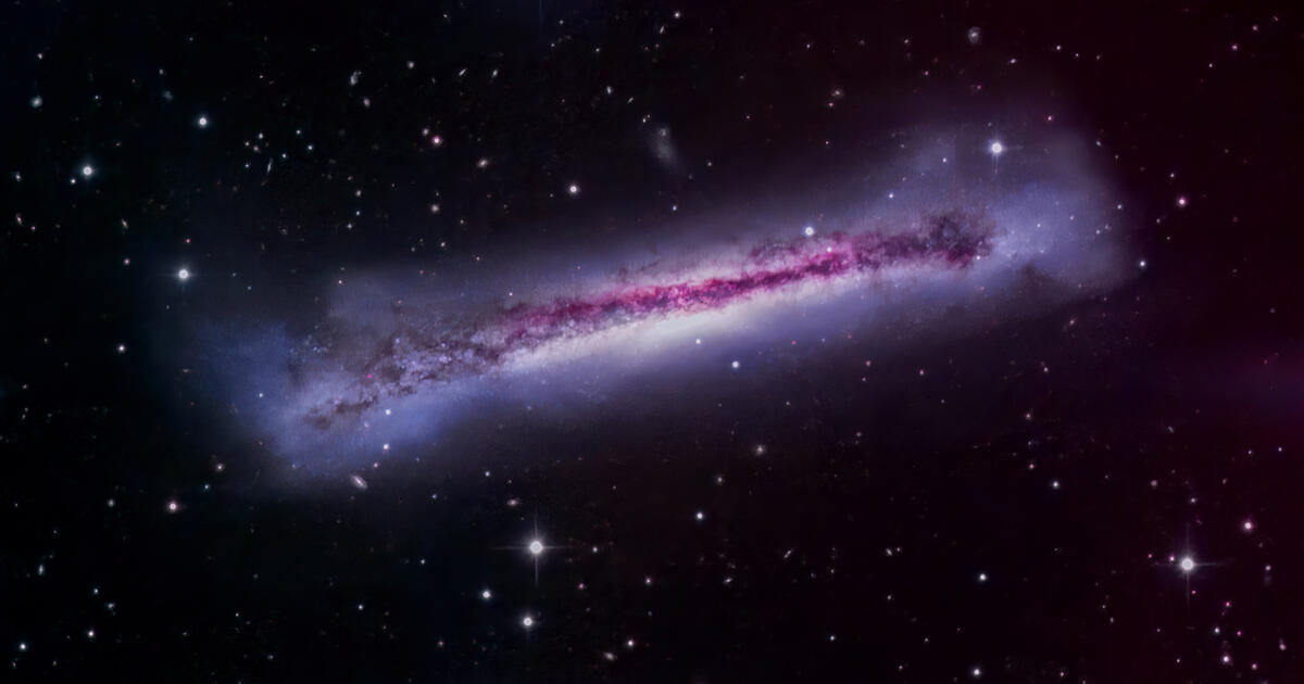 NGC 3628 | Telescope Live NGC 3628 | Telescope Live